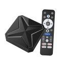 Android TV box Android 16 8K Ultra HD 2 GB RAM 16 GB memoria Rockchip 3518 LAN dual WiFi e Bluetooth 5.4 Telecomando vocale Nero per TV 2