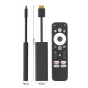 Android TV stick UBISHENG GD1 4K Ultra HD Android 11 Amlogic S905Y4 dvoupásmová WiFi 2,4 és 5 GHz Bluetooth 2 GB RAM és 16 GB tároló fekete 2