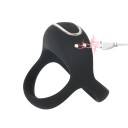 Anéis de estrangulamento vibratórios em silicone para pénis e testículos com controlo remoto por aplicação móvel vibrações inteligentes embalagem 4