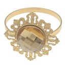 Anéis decorativos para guardanapos com pedra 24 pcs 14