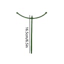 Anel de suporte redondo para plantas, 9 pcs, 16,5 cm, suporte de plástico para apoio de caules de plantas de interior e cultivadas 5