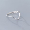 Anel feminino com coração D1075 1