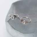 Anel feminino com coração D2067 5