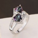 Anel feminino com coração D2074 1