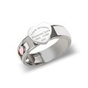 Anel feminino com coração D2635 2