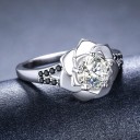 Anel feminino com flor D1440 4