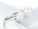 Anel feminino com pérolas D1792 2