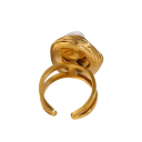 Anello Barocco Taglia Regolabile Vintage Acciaio Inossidabile Gioiello Elegante Confezione Regalo Design Retro per Donne e Uomini 2