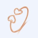 Anello da donna a forma di cuore D2067 1