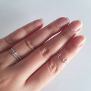 Anello da donna a forma di cuore D2067 2