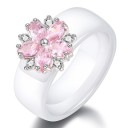 Anello da donna con fiore D1858 3