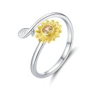 Anello da donna con fiore D2409 1