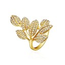 Anello da donna con foglie D2983 2