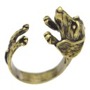 Anello da uomo con cane J2230 8
