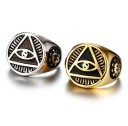 Anello da uomo Occhio di Dio J1558 1