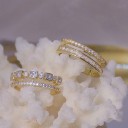 Anello doppio da donna 2