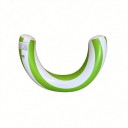 Anello gonfiabile a forma di U a righe 75 x 15 cm in PVC galleggiante per piscina e per il bagno supporto in acqua per un comodo riposo in superficie 5
