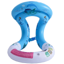 Anello gonfiabile per bambini Anello da nuoto per bambini dai 13 anni Giocattolo gonfiabile blu per acqua 45 x 40 cm 2
