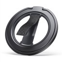 Anello magnetico per telefono compatibile con MagSafe supporto e stand in uno rotante a 360° con cinturino per il dito e supporto pieghevole 9