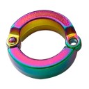 Anello metallico colorato da 4 mm per le zampe degli uccelli Clip identificativo in lega per il marcaggio di canarini, pappagalli e uccelli di piccole dimensioni 4