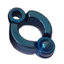 Anello metallico colorato da 7 mm per le zampe degli uccelli Clip identificativo in lega per l'anellamento di canarini, pappagalli e uccelli più piccoli 2