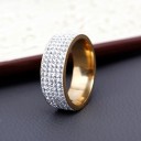 Anillo de boda para mujer con piedras J1222 7