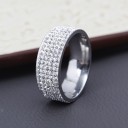 Anillo de boda para mujer con piedras J1222 8