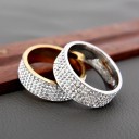 Anillo de boda para mujer con piedras J1222 4