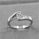 Anillo de compromiso con circonita 1