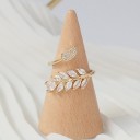 Anillo de hoja para mujer 2