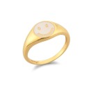 Anillo de mujer con cara sonriente 8