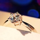 Anillo de mujer con circonita D870 2