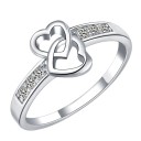 Anillo de mujer con corazón D1162 1