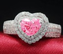 Anillo de mujer con corazón D1743 8