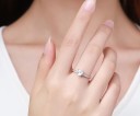 Anillo de mujer con corazón D1870 2