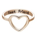 Anillo de mujer con corazón D2598 2