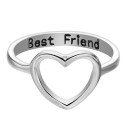 Anillo de mujer con corazón D2598 3