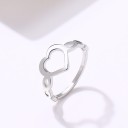 Anillo de mujer con corazón D2712 6