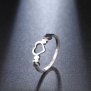 Anillo de mujer con corazón D2883 6