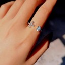 Anillo de mujer con cruz D2391 1