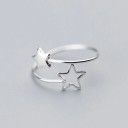Anillo de mujer con estrella 1
