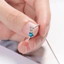 Anillo de mujer con estrellas D1043 3