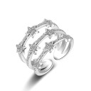Anillo de mujer con estrellas D2720 5