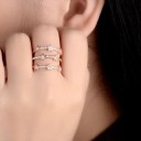 Anillo de mujer con estrellas D2720 2