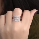 Anillo de mujer con estrellas D2720 3