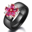 Anillo de mujer con flor D1858 2