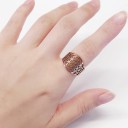 Anillo de mujer con flores D2632 2