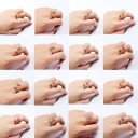Anillo de mujer con letra del alfabeto D2398 3