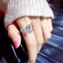 Anillo de mujer con mariposa D1626 4