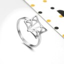 Anillo de mujer con zorro 5
